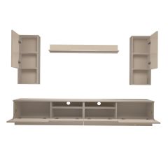 Decoraktiv Trendstyle 5220DAS Slm Tv Ünitesi Tv Sehpası Parlak Beyaz