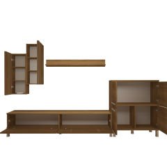 Decoraktiv Eko 6 Mdf Std Krom Ayaklı Tv Ünitesi Tv Sehpası Pera