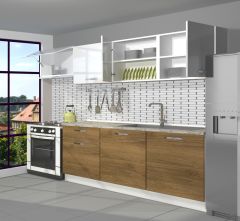 Decoraktiv Smart 240 MDF Hazır Mutfak Dolabı Pera - Beyaz