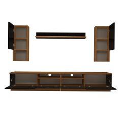 Decoraktiv Trendstyle 5220DAS Slm Tv Ünitesi Tv Sehpası Ceviz - Siyah
