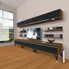 Decoraktiv Eko 8Y Mdf Silver Tv Ünitesi Tv Sehpası