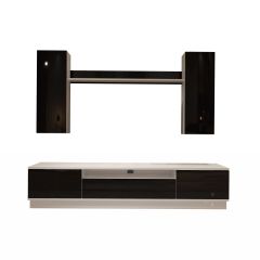 Decoraktiv Trendstyle 5DS Slm Tv Ünitesi Tv Sehpası Beyaz - Siyah