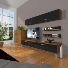 Decoraktiv Eko 6Y Slm Std Krom Ayaklı Tv Ünitesi Tv Sehpası