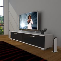 Decoraktiv Eko 140 Mdf Std Tv Ünitesi Tv Sehpası Ceviz - Siyah