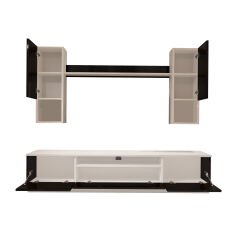 Decoraktiv Trendstyle 5DA Mdf Tv Ünitesi Tv Sehpası Beyaz - Siyah