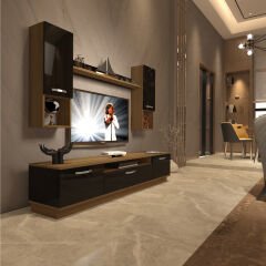 Decoraktiv Trendstyle 5DA Mdf Tv Ünitesi Tv Sehpası Pera - Siyah