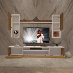 Decoraktiv Trendstyle 5DA Mdf Tv Ünitesi Tv Sehpası Beyaz - Pera