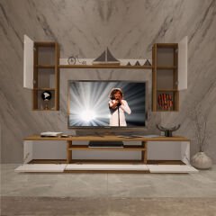 Decoraktiv Trendstyle 5DA Mdf Tv Ünitesi Tv Sehpası Pera - Beyaz