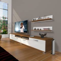 Decoraktiv Eko 220r Mdf Tv Ünitesi Tv Sehpası Ceviz - Beyaz