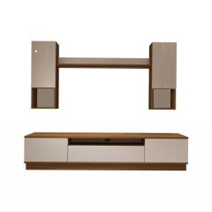 Decoraktiv Trendstyle 5DAS Mdf Tv Ünitesi Tv Sehpası Ceviz - Beyaz