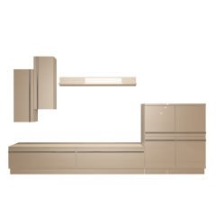 Decoraktiv Eko 6B Mdf Std Tv Ünitesi Tv Sehpası Parlak Beyaz