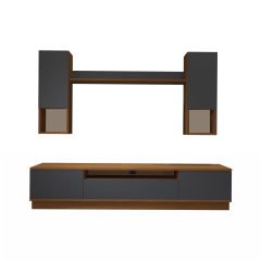 Decoraktiv Trendstyle 5DAS Mdf Tv Ünitesi Tv Sehpası Ceviz - Antrasit