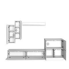 Decoraktiv Eko 6B Mdf Std Tv Ünitesi Tv Sehpası Beyaz - Ceviz