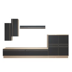 Decoraktiv Eko 6B Mdf Std Tv Ünitesi Tv Sehpası Beyaz - Antrasit