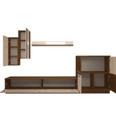 Decoraktiv Eko 6B Mdf Std Tv Ünitesi Tv Sehpası Ceviz - Beyaz