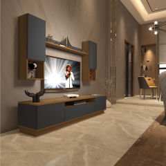 Decoraktiv Trendstyle 5DAS Mdf Tv Ünitesi Tv Sehpası Pera - Antrasit