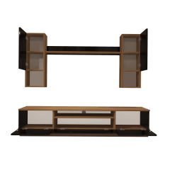 Decoraktiv Trendstyle 5DAS Mdf Tv Ünitesi Tv Sehpası Ceviz - Siyah