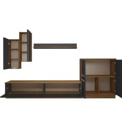 Decoraktiv Eko 6B Mdf Std Tv Ünitesi Tv Sehpası Pera - Antrasit