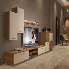 Decoraktiv Eko 6 Mdf Dvd Tv Ünitesi Tv Sehpası Pera - Beyaz