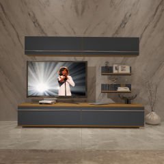 Decoraktiv Eko 5 Mdf Std Tv Ünitesi Tv Sehpası Pera - Antrasit