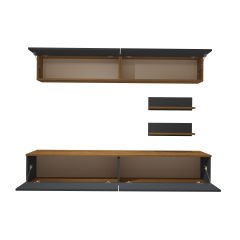 Decoraktiv Eko 5 Mdf Std Tv Ünitesi Tv Sehpası Pera - Antrasit