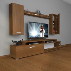 Decoraktiv Ekoflex 7 Slm Tv Ünitesi Tv Sehpası Ceviz
