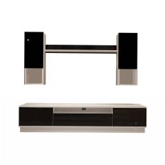 Decoraktiv Trendstyle 5DAS Slm Tv Ünitesi Tv Sehpası Beyaz - Siyah