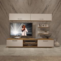 Decoraktiv Eko 5 Mdf Dvd Tv Ünitesi Tv Sehpası Pera - Beyaz