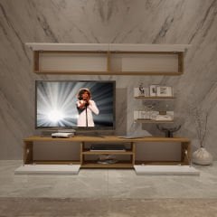 Decoraktiv Eko 5 Mdf Dvd Tv Ünitesi Tv Sehpası Pera - Beyaz