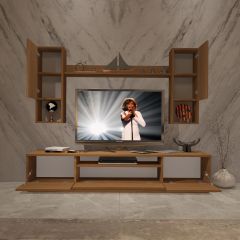 Decoraktiv Trendstyle 5DAS Slm Tv Ünitesi Tv Sehpası Ceviz
