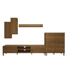 Decoraktiv Eko 6 Mdf Dvd Krom Ayaklı Tv Ünitesi Tv Sehpası Pera