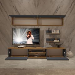 Decoraktiv Eko 5 Mdf Dvd Tv Ünitesi Tv Sehpası Pera - Antrasit