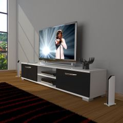 Decoraktiv Eko 140 Mdf Dvd Tv Ünitesi Tv Sehpası Beyaz - Ceviz