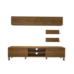 Decoraktiv Eko 5 Mdf Dvd Krom Ayaklı Tv Ünitesi Tv Sehpası Pera
