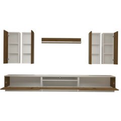 Decoraktiv Trendstyle 8D Mdf Tv Ünitesi Tv Sehpası Beyaz - Pera