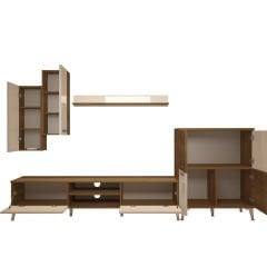 Decoraktiv Eko 6 Mdf Dvd Silver Tv Ünitesi Tv Sehpası Pera - Beyaz