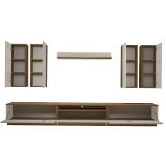 Decoraktiv Trendstyle 8D Mdf Tv Ünitesi Tv Sehpası Pera - Beyaz