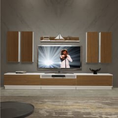 Decoraktiv Trendstyle 8DS Mdf Tv Ünitesi Tv Sehpası Beyaz - Ceviz