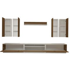 Decoraktiv Trendstyle 8DS Mdf Tv Ünitesi Tv Sehpası Beyaz - Ceviz