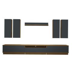 Decoraktiv Trendstyle 8DS Mdf Tv Ünitesi Tv Sehpası Pera - Antrasit
