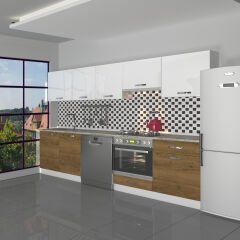 Decoraktiv Elite 280 Ankastre MDF Hazır Mutfak Dolabı