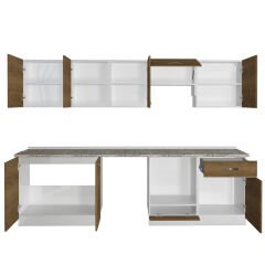 Decoraktiv Elite 280 Ankastre MDF Hazır Mutfak Dolabı Pera