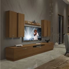 Decoraktiv Trendstyle 8D Slm Tv Ünitesi Tv Sehpası Ceviz
