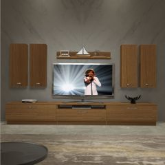 Decoraktiv Trendstyle 8D Slm Tv Ünitesi Tv Sehpası Ceviz