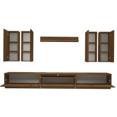 Decoraktiv Trendstyle 8D Slm Tv Ünitesi Tv Sehpası Ceviz