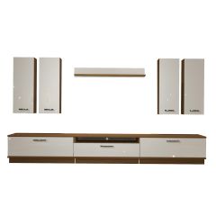 Decoraktiv Trendstyle 8D Slm Tv Ünitesi Tv Sehpası Ceviz - Beyaz