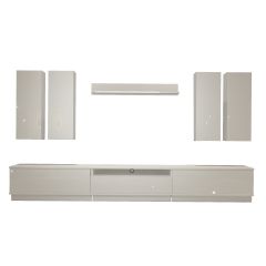 Decoraktiv Trendstyle 8DS Slm Tv Ünitesi Tv Sehpası Parlak Beyaz