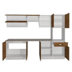 Decoraktiv Elite 280Y Ankastre Boy Dolaplı MDF Hazır Mutfak Dolabı Ceviz