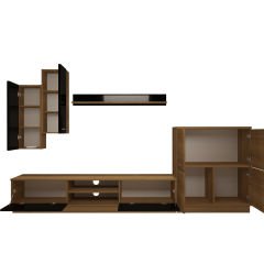 Decoraktiv Eko 6B Mdf Dvd Tv Ünitesi Tv Sehpası Pera - Siyah