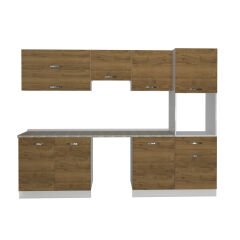 Decoraktiv Elite 280Y Ankastre Boy Dolaplı MDF Hazır Mutfak Dolabı Pera